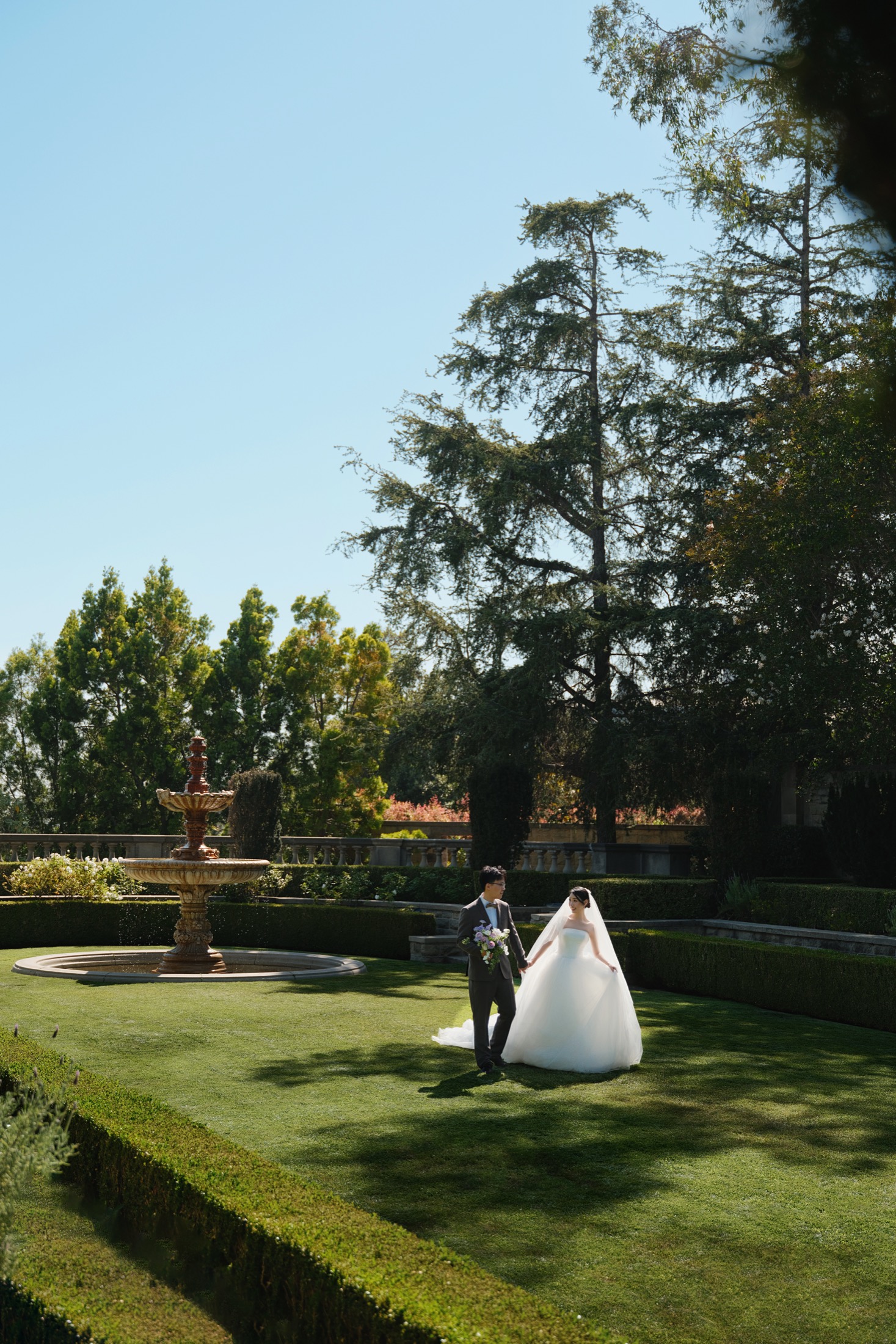 Xinxu and Weiyi embracing near Greystone